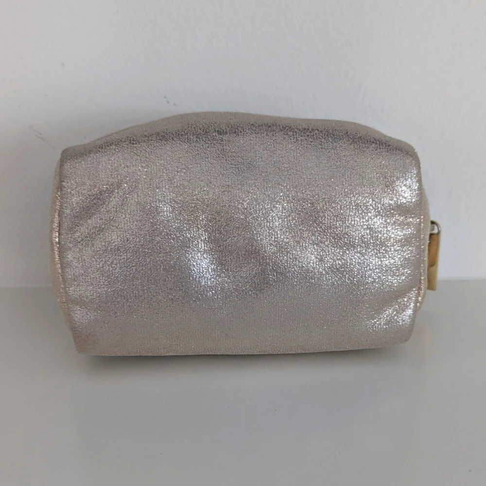 Topshop Gold Metallic Cosmetic Pouch NEW
